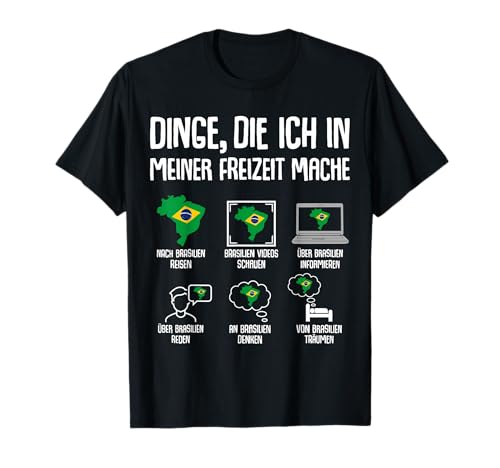 Brasilien Reise Damen Herren Kinder T-Shirt von Brasilien Geschenkideen