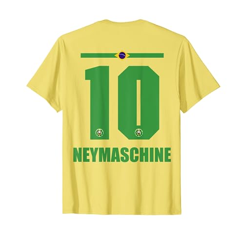 Brasilien Sauf Trikot Herren Neymaschine Saufnamen T-Shirt von Brasilien Sauf Trikot - Brasil Trikot Merch