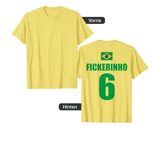 Herren Brasilien Party & Sauf Trikot für Malle Urlaub Partycrew T-Shirt von Brasilien Sauf Trikot - Das Original - Partyoutfit