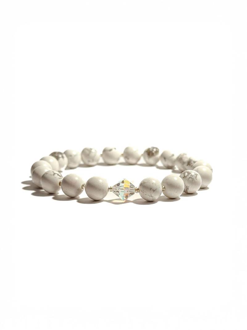Armband Aus Calcit-Perlen Mit Swarovski-Kristall | Als Geschenk Für Frau Oder Freundin Armband Aus Calcit-Perlen Mit Swarovski-Kristall | Als Geschenk Für Frau Oder Freundin von BraslePel