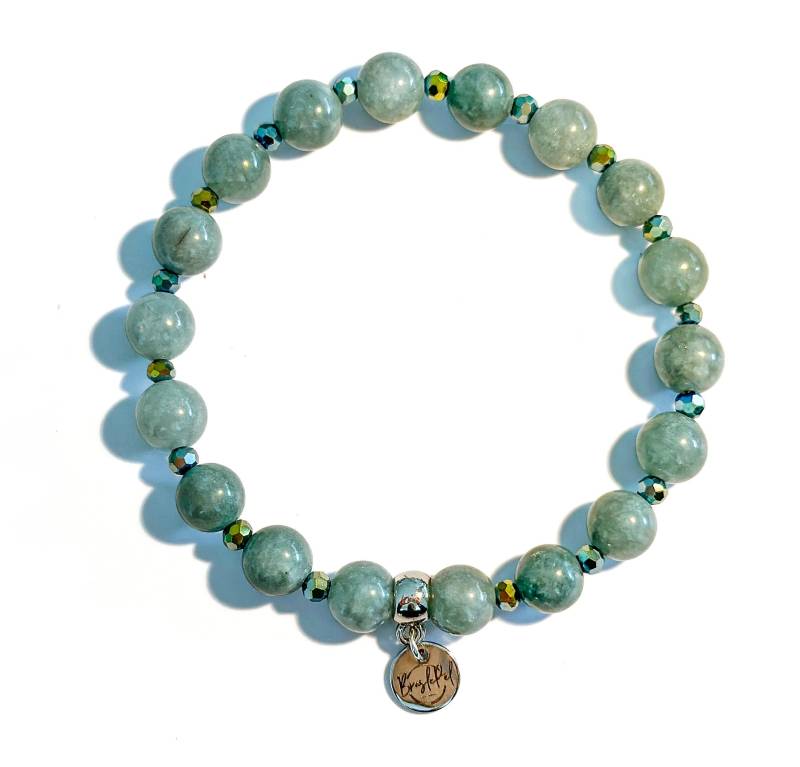 Armband Aus Natursteinperlen | Geschenk Freundin Weihnachtsgeschenk von BraslePel