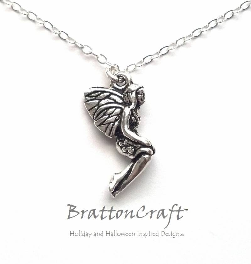 Silberfee Kette Königin Anhänger Schutzblech von BrattonCraft