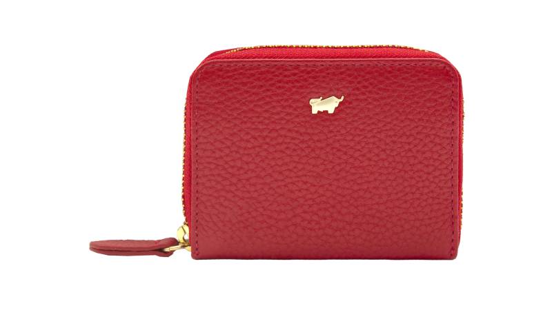 Braun Büffel - ASTI Kartenetui mit RV 12CS rot - Gr. - OS von Braun Büffel