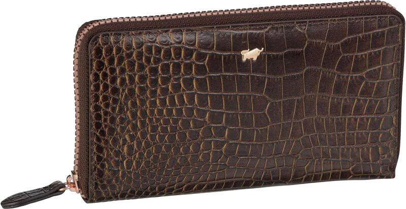 Braun Büffel - Braun Büffel Amalfi RV-Langbörse 18CS echt Leder choco Braun von Braun Büffel