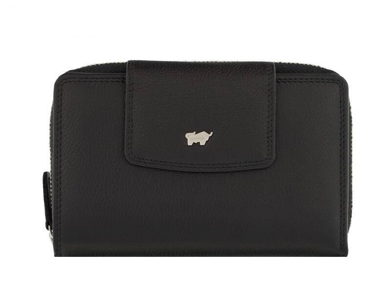 Braun Büffel - Braun Büffel Golf 2.0 RV-Geldbörse M 15CS echt Leder schwarz Schwarz von Braun Büffel