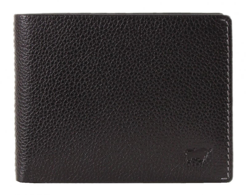 Braun Büffel - Braun Büffel Prato Geldbörse 8CS RFID Querformat echt Rindleder dunkelbraun Braun von Braun Büffel