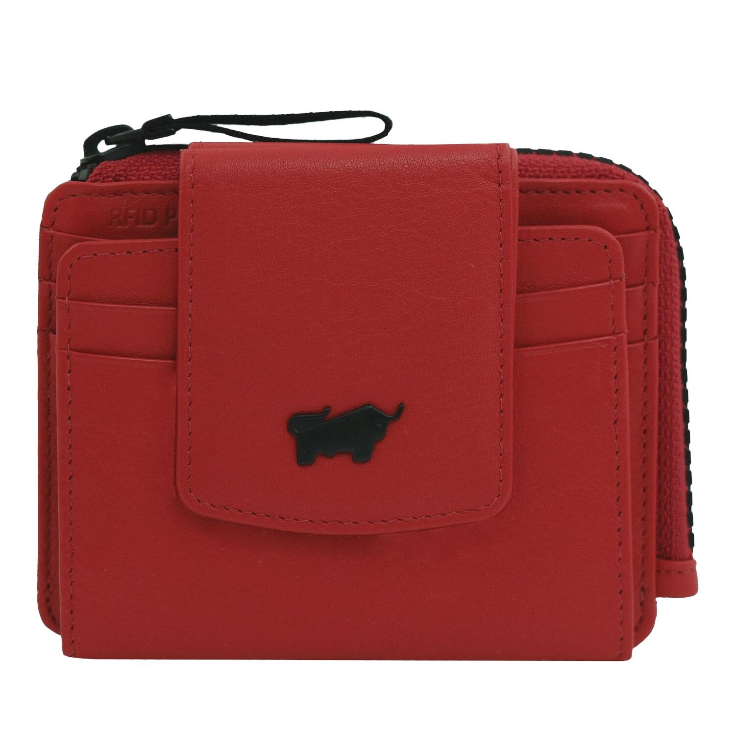 Braun Büffel - CAPRI RFID Kartenbörse 8CS flame red - Gr. - OS von Braun Büffel