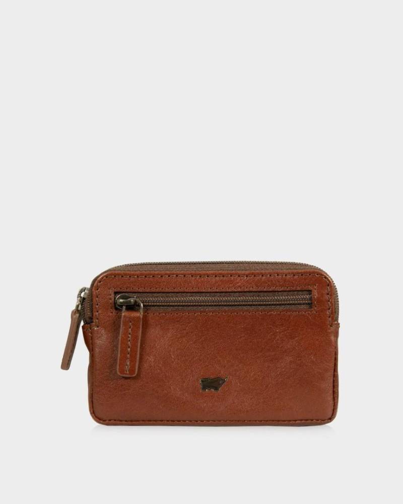 Braun Büffel - COUNTRY Schlüsseletui Schlüsseletui M Zip Palisandro Cognac von Braun Büffel