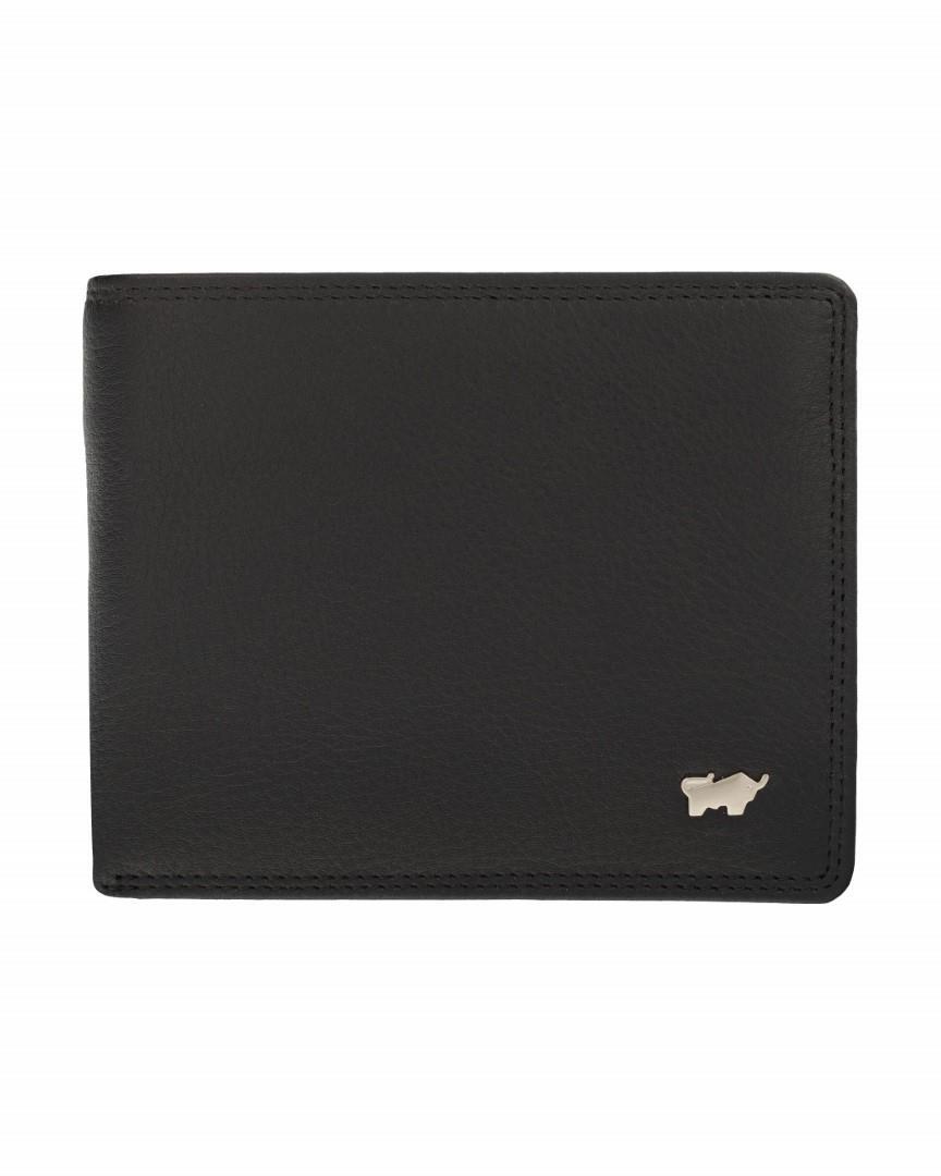 Braun Büffel - GOLF 2.0 Scheintasche Geheimfach + 2 Münzfä. Schwarz Schwarz von Braun Büffel