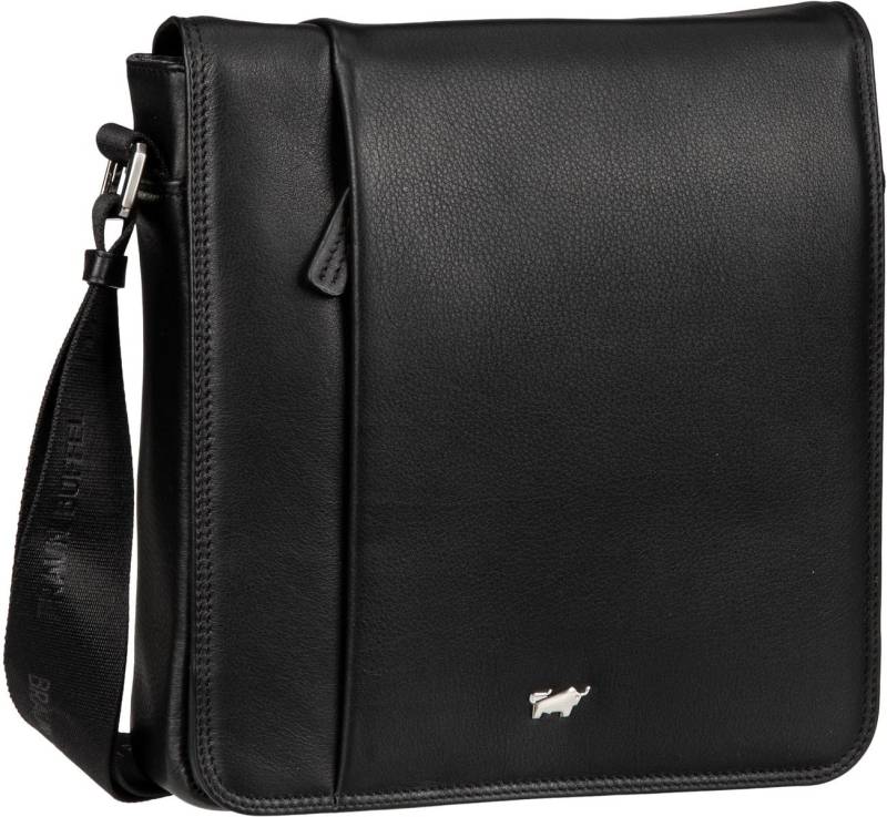 Braun Büffel GOLF 3.0 XBody M Flap 90665  in Schwarz (3.5 Liter), Umhängetasche von Braun Büffel