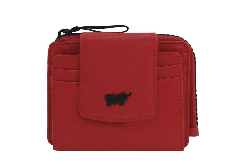 Braun Büffel Geldbörse CAPRI RFID Kartenbörse 8CS flame red von Braun Büffel