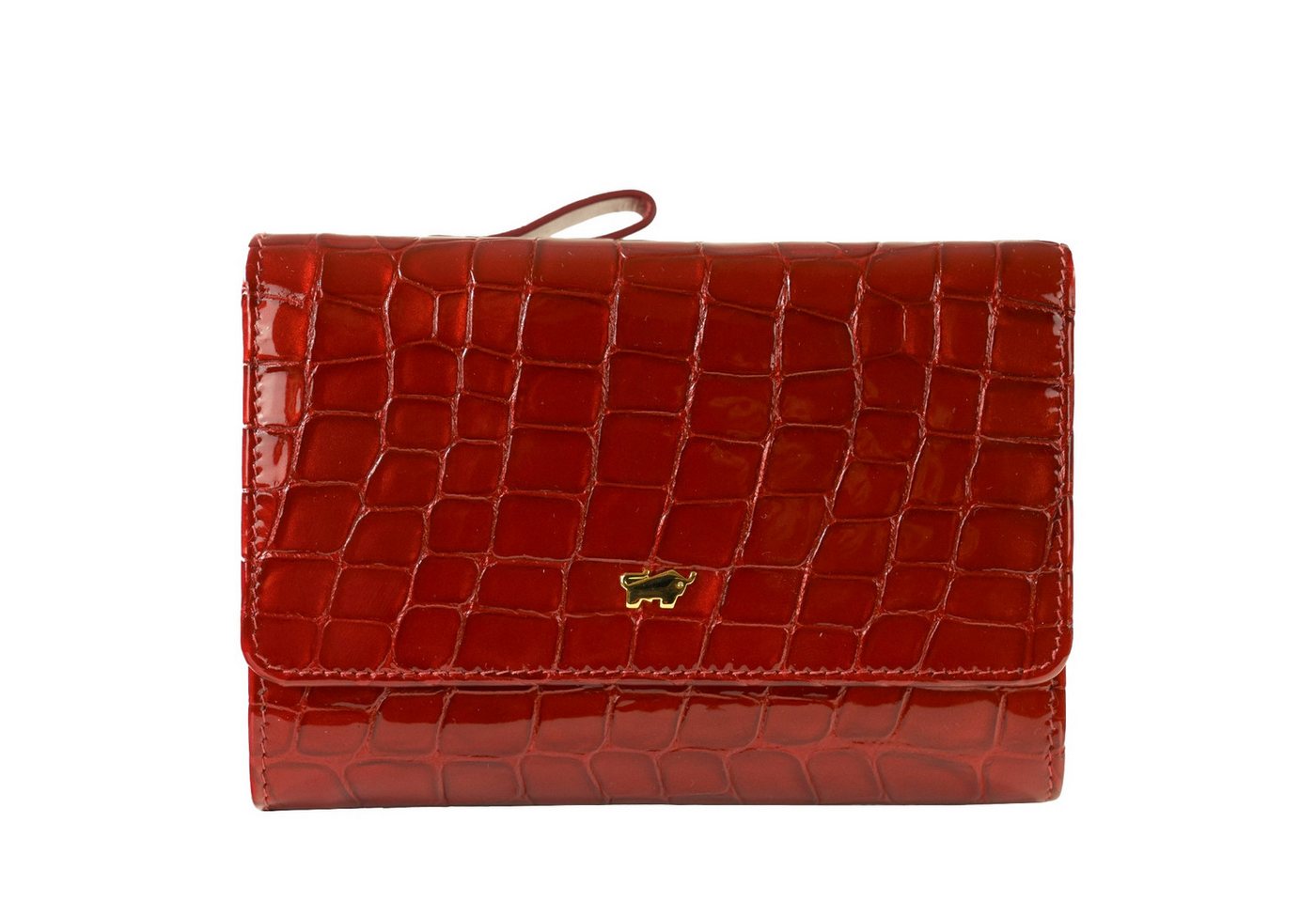 Braun Büffel Geldbörse Geldbörse, 15CS, Kalbleder Krokodesign von Braun Büffel