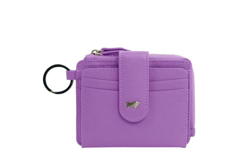 Braun Büffel Geldbörse JOY RFID Kartenbörse mit Schlüsselring 8CS amethyst von Braun Büffel