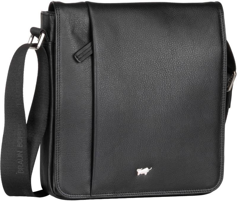 Braun Büffel Golf 2.0 Flap M  in Schwarz (2.6 Liter), Umhängetasche von Braun Büffel