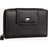Braun Büffel - Golf RFID Zip-Wallet M 15Cs Black - Portemonnaie  , von Braun Büffel