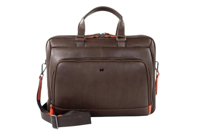 Braun Büffel Laptoptasche TOBI Businesstasche M brown von Braun Büffel