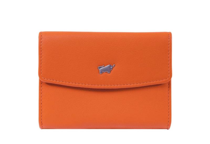 Braun Büffel Mini Geldbörse JOY RFID Mini Geldbörse slim 3CS flashy orange von Braun Büffel