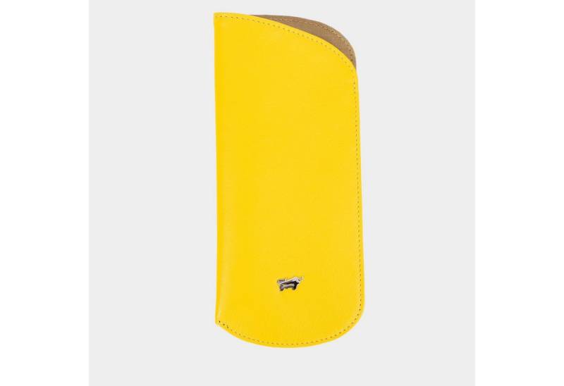 Braun Büffel Seidenschal Brillenetui lemon von Braun Büffel