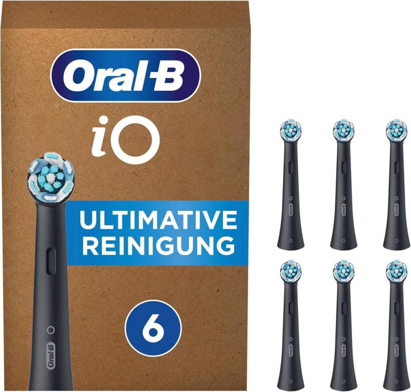 Braun Aufsteckbürsten iO Black Ultimative Reinigung Aufsteckbürsten – entwickelt für, gründliche Plaque-Entfernung mit innovativen Borsten-in-, Borsten-Bündeln – kompatibel mit Oral-B iO, elektrische Zahnbürste – 6 Stück im praktischen Vorratspack Braun Aufsteckbürsten iO Black Ultimative Reinigung Aufsteckbürsten – entwickelt für, gründliche Plaque-Entfernung mit innovativen Borsten-in-, Borsten-Bündeln – kompatibel mit Oral-B iO, elektrische Zahnbürste – 6 Stück im praktischen Vorratspack von Braun