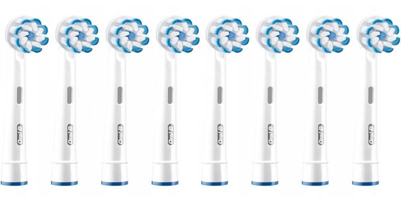 Braun Elektrische Zahnbürste Braun Oral-B EB60 Sensi UltraThin Ersatzbürsten 8er- Pack von Braun