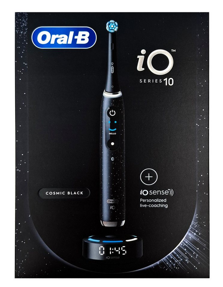 Braun Elektrische Zahnbürste Braun Oral-B iO Series 10 elektr. Zahnbürste Cosmic Black von Braun