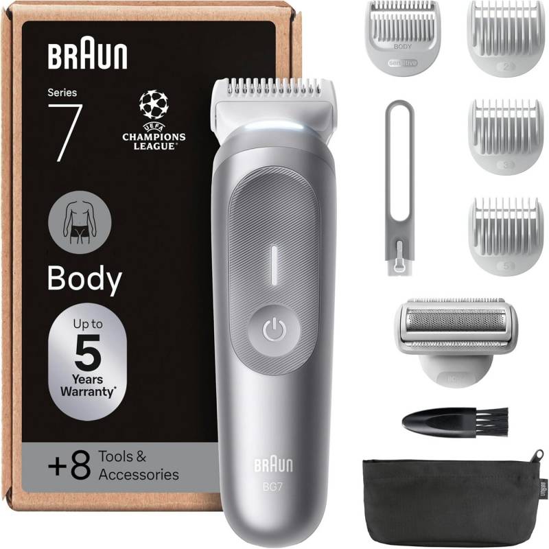 Braun Elektrokörperrasierer Braun Bodygroomer Series 7, 8 Zubehörteile Intimbereich Körper BG7555 von Braun