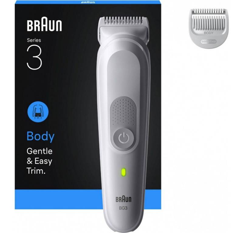 Braun Elektrokörperrasierer Series 3 BG3500 - Körperrasierer - hellgrau von Braun