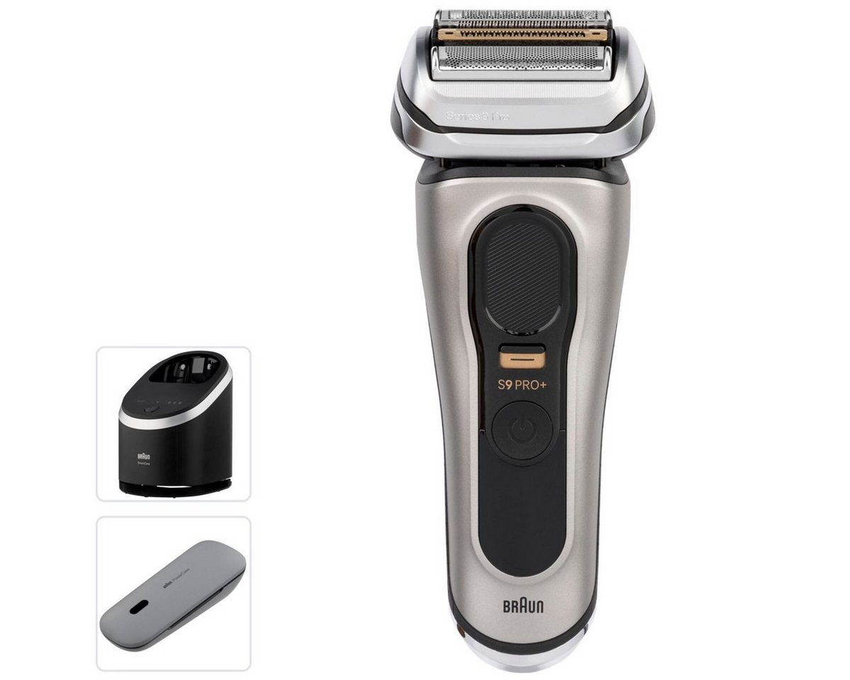 Braun Elektrokörperrasierer Series 9 Pro+ 9575cc System wet&dry Noble Metal von Braun