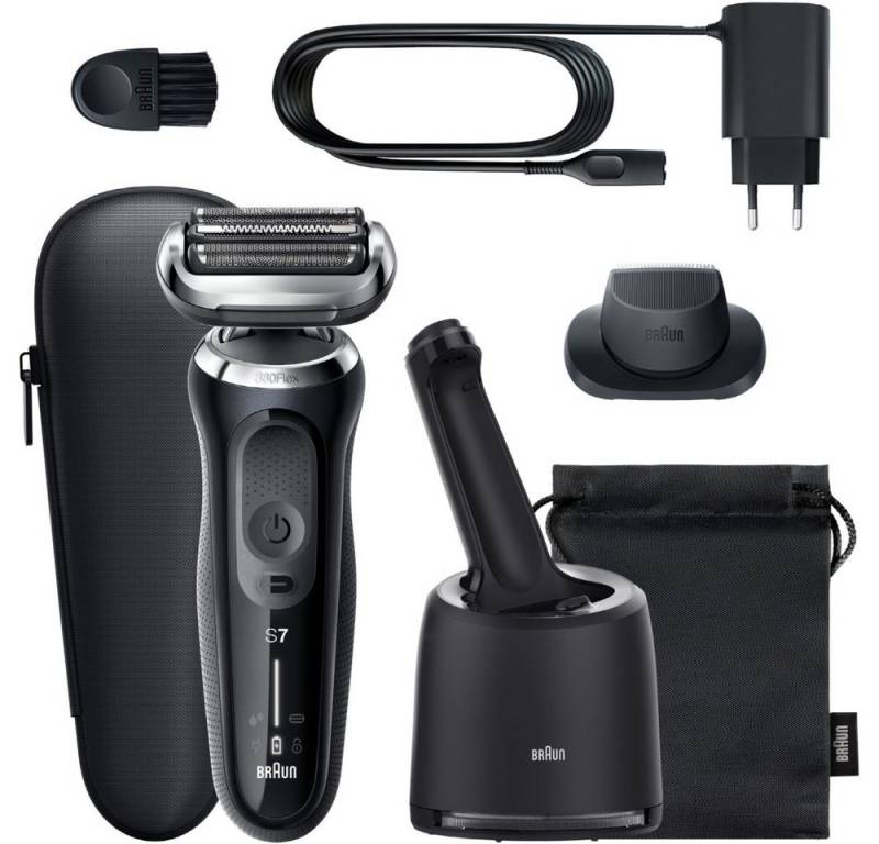 Braun Elektrorasierer 71-N7200cc Series 7 - Rasierer - schwarz/grau von Braun