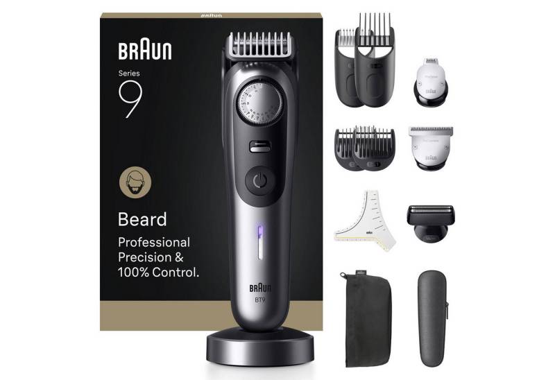 Braun Elektrorasierer BT9560, ProBlade, PowerBoost, AutoSense, 12 Tools, 52 Längen von Braun