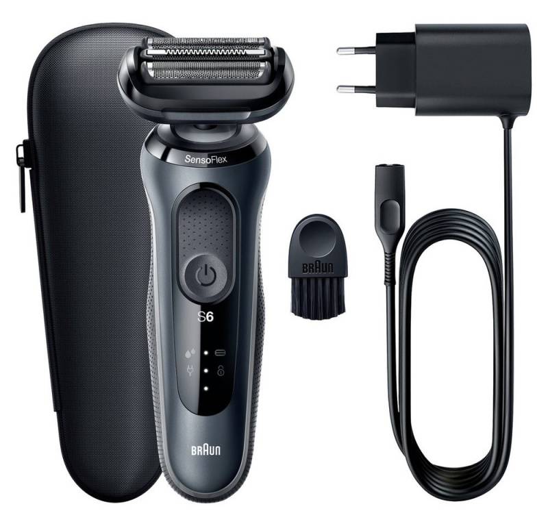 Braun Elektrorasierer Braun Series 6 61-N1000S Folienrasierer Schwarz von Braun