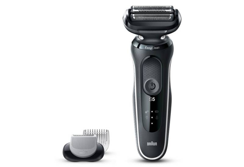 Braun Elektrorasierer Series 5 - 51-W1600s + GRATIS BodyGroomer Aufsatz - Black/White von Braun