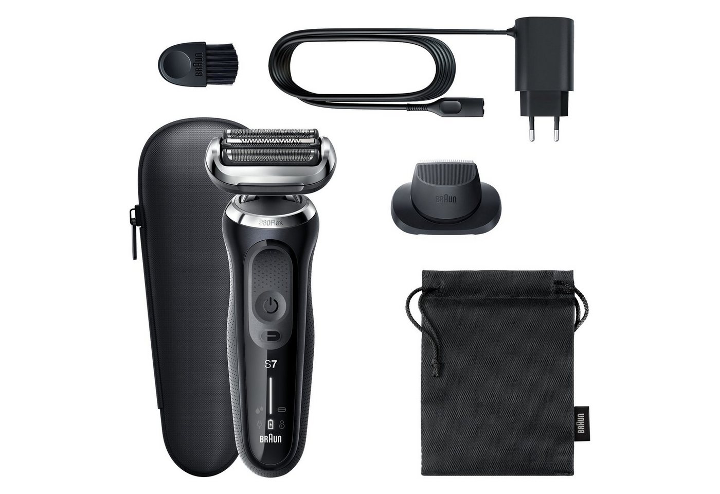 Braun Elektrorasierer Series 7 - 71-N1200s + Präzisionsaufsatz - schwarz Braun Elektrorasierer Series 7 - 71-N1200s + Präzisionsaufsatz - schwarz von Braun