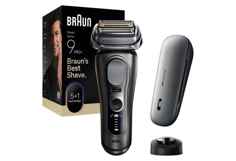 Braun Elektrorasierer Series 9 9625s, integrierter Präzisionstrimmer, Pro-SensoAdapt, 5+1 ultradünne Präzisionsklingen, Ladeetui von Braun