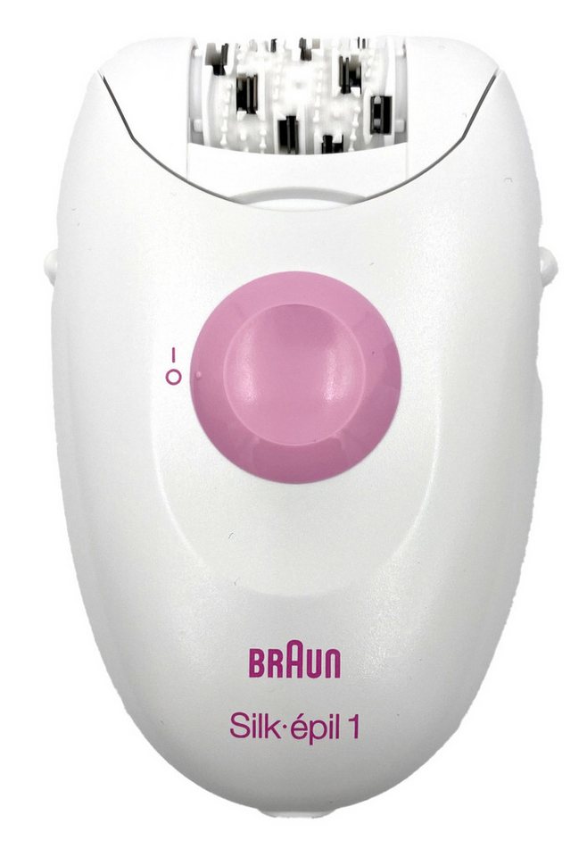 Braun Epilierer Braun 1-176 Silk-épil Serie 1 Netz-Epilierer Kabelgebunden weiß/lila von Braun