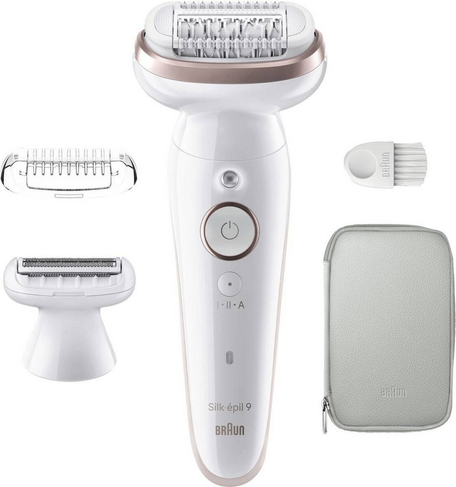 Braun Epilierer Braun Personal Care Silk-epil 9-030 SensoSmart TM Epilierer Weiss-Rosa von Braun