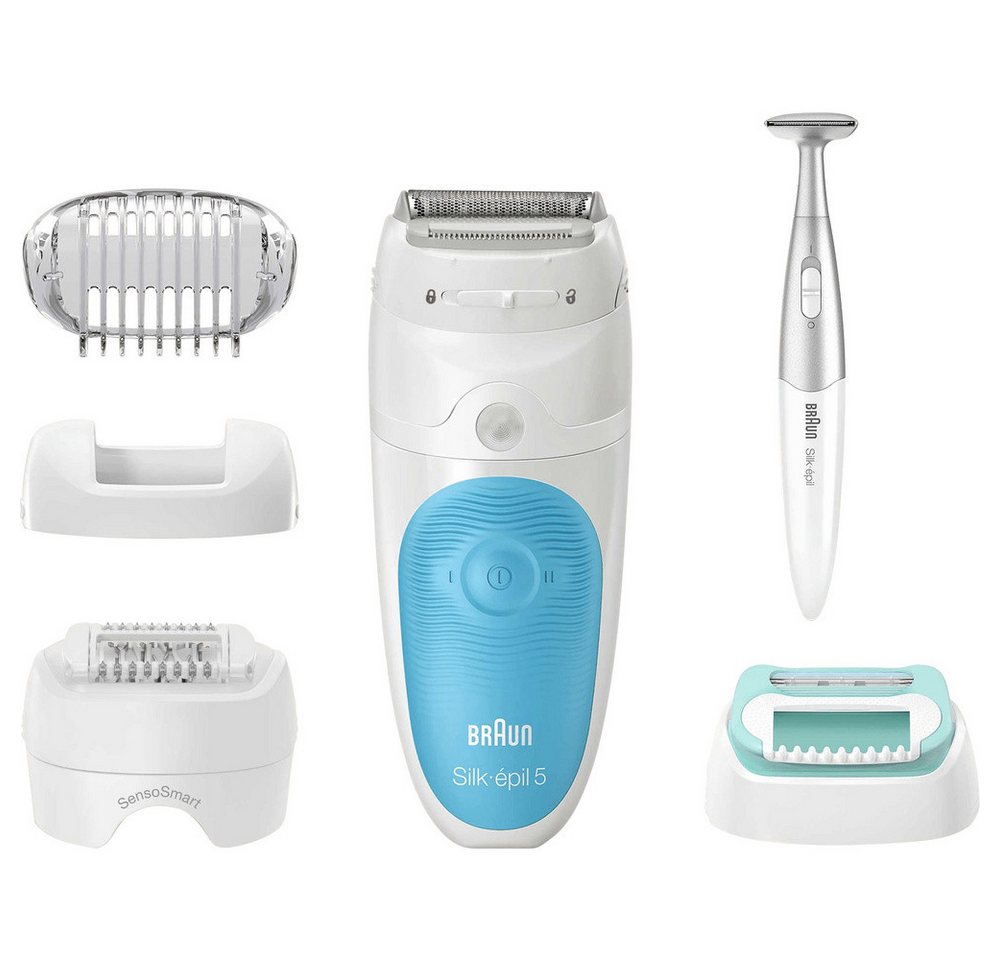Braun Epilierer Braun Silk-epil 5-810 SensoSmart Epilierer Weiß, Blau Braun Epilierer Braun Silk-epil 5-810 SensoSmart Epilierer Weiß, Blau von Braun