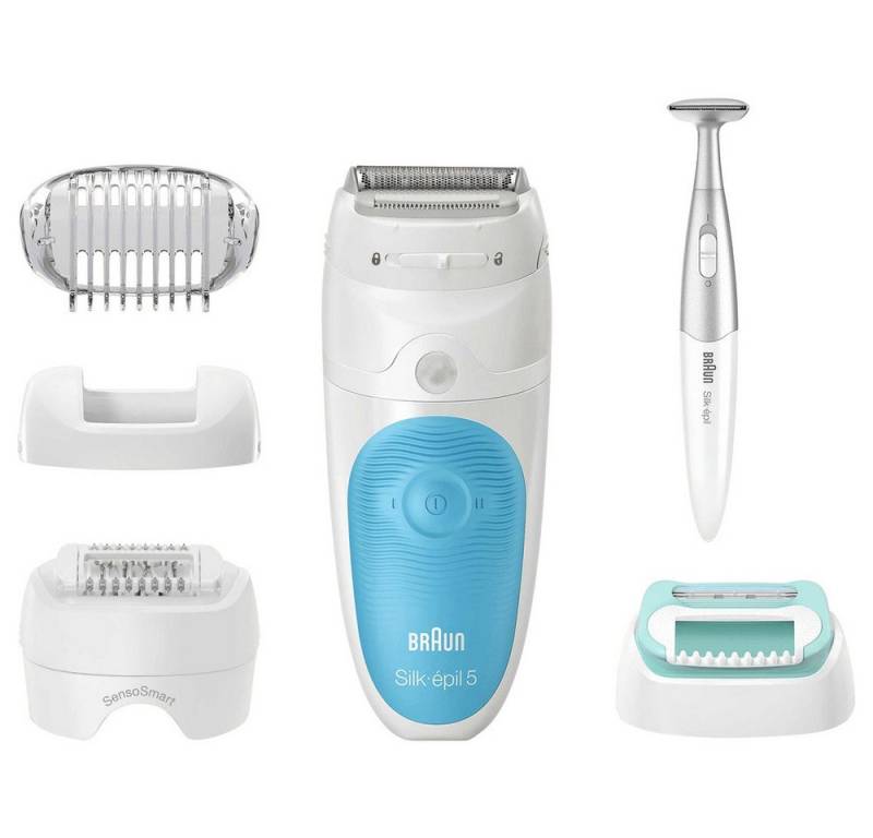 Braun Epilierer Braun Silk-epil 5-810 SensoSmart Epilierer Weiß, Blau Braun Epilierer Braun Silk-epil 5-810 SensoSmart Epilierer Weiß, Blau von Braun