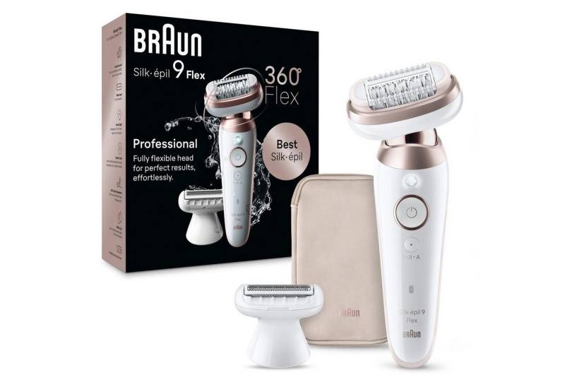 Braun Epilierer Silk-épil 9 Flex 9-030 3D, Bis zu einem Monat seidig-glatte Haut zu jeder Zeit von Braun