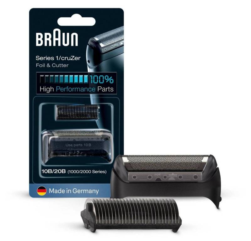 Braun Ersatzscherkopf Series 1 10B Scherkopfkassette Kombipack von Braun