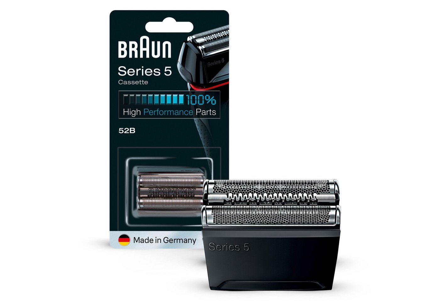 Braun Ersatzscherkopf Series 5 - 52B Cassette von Braun