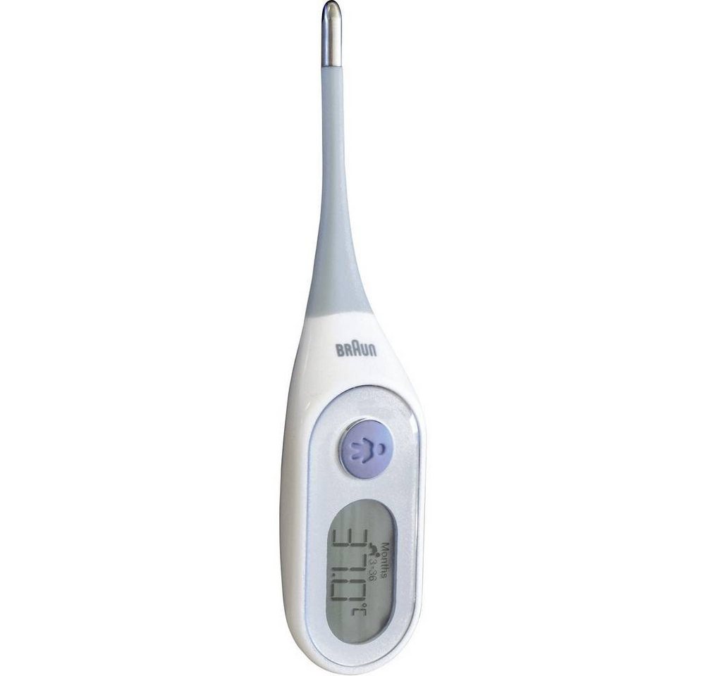 Braun Fieberthermometer Digitales Fieberthermometer PRT2000EU, Mit Fieberalarm von Braun