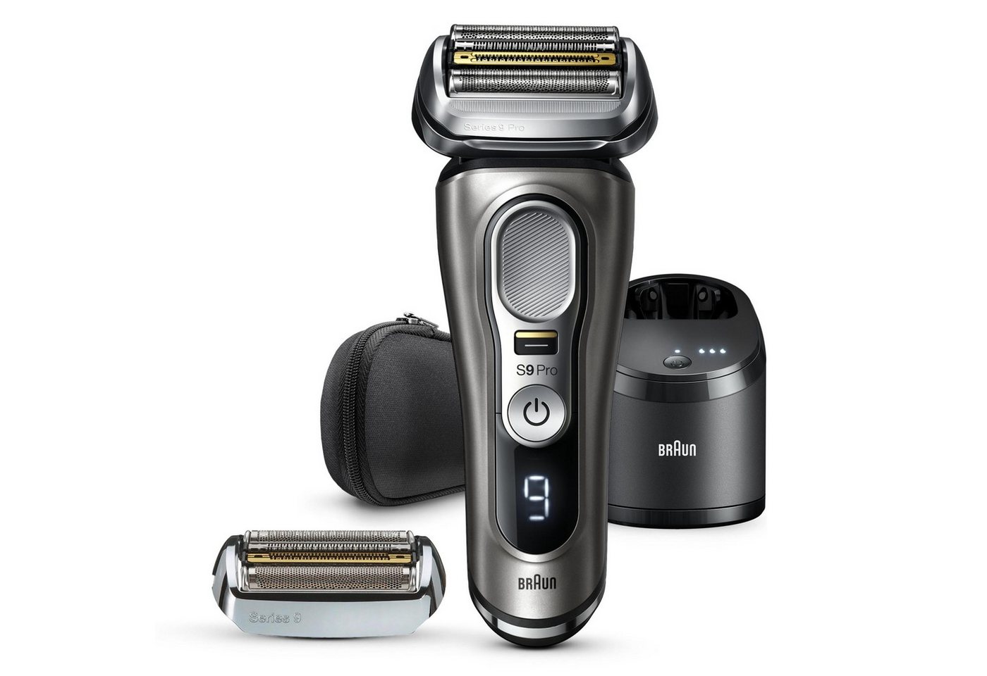 Braun Gesichtshaarrasierer BRAUN Series 9 Pro 9465cc: Effizientester Herrenrasierer mit ProLift von Braun