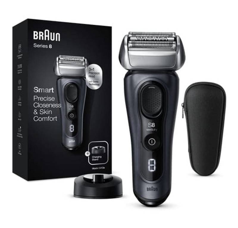 Braun Gesichtshaarrasierer Series 8 8413s Wet von Braun