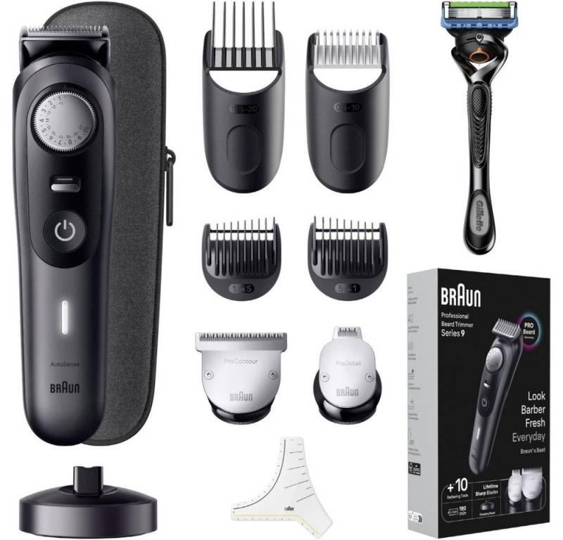 Braun Haar- und Bartschneider Braun Series 9 BT9421 - Haar-/Bartschneider - schwarz von Braun
