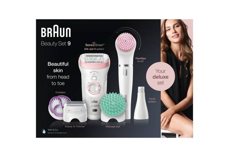 Braun Haarentferner-Set Silk-épil 9-995 von Braun