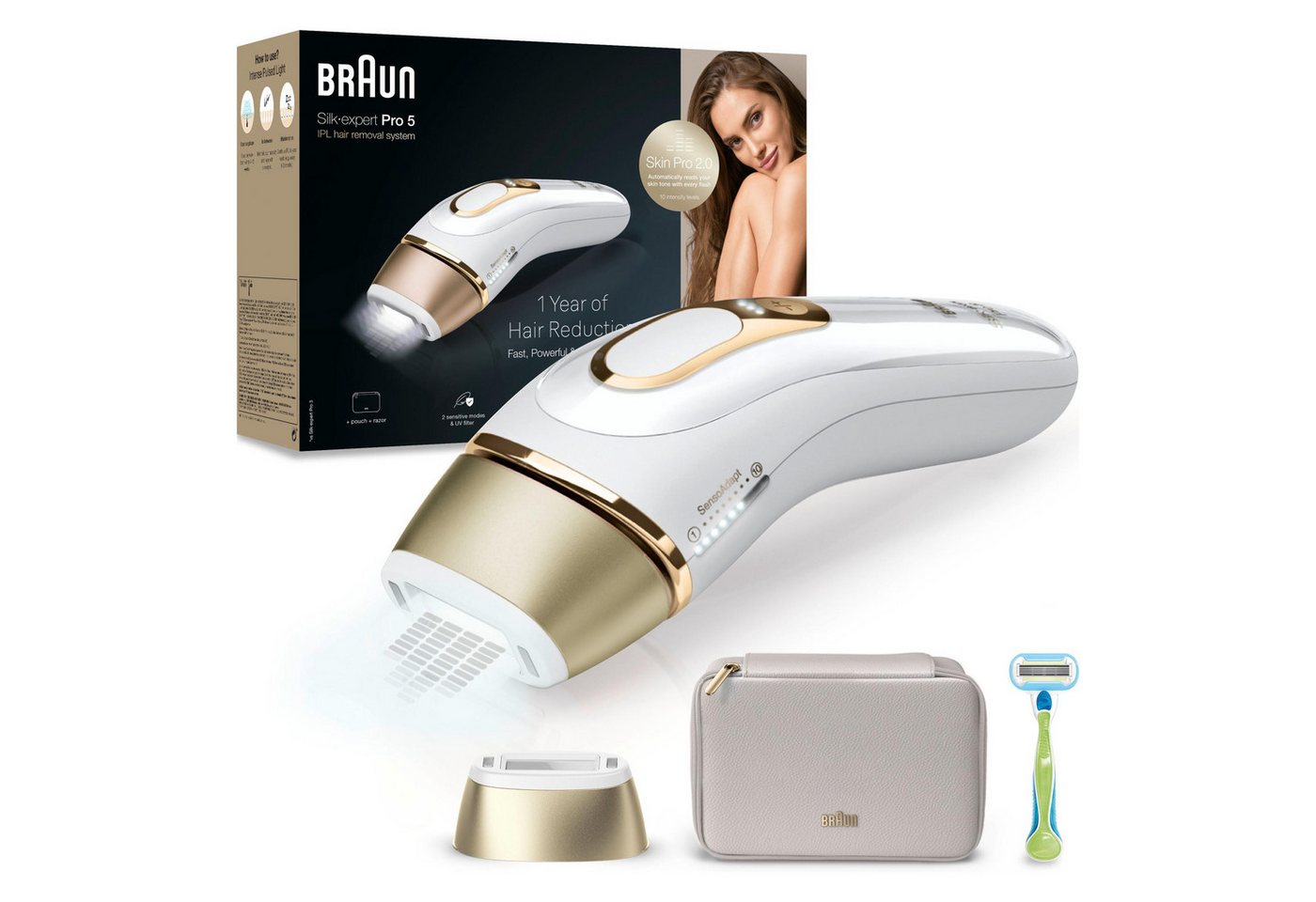 Braun IPL-Haarentferner IPL Haarentferner Silk-expert Pro PL5052 – sanft, effektiv Braun IPL-Haarentferner IPL Haarentferner Silk-expert Pro PL5052 – sanft, effektiv von Braun