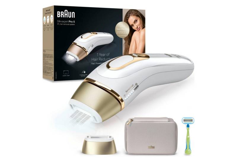 Braun IPL-Haarentferner IPL Haarentferner Silk-expert Pro PL5052 – sanft, effektiv von Braun