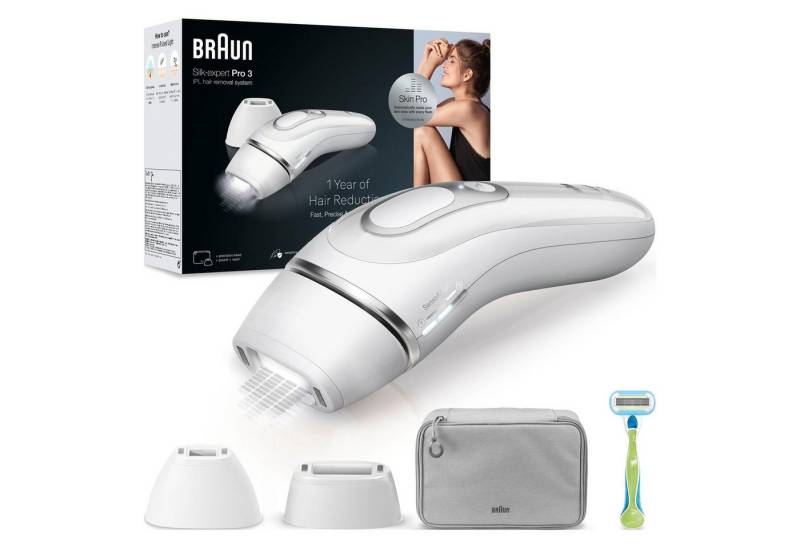 Braun IPL-Haarentferner IPL Silk·expert Pro 3 PL3122, IPL Haarentfernung mit dem Braun PL7 von Braun
