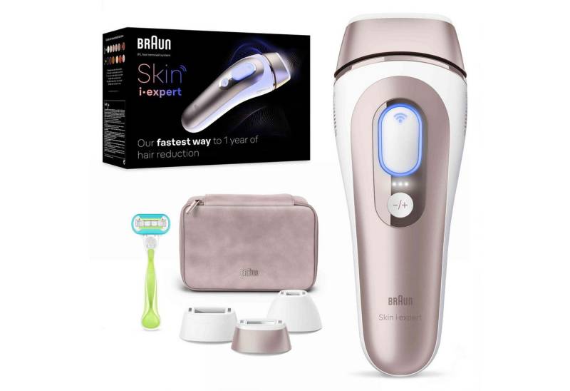 Braun IPL-Haarentferner IPL Skin i·expert PL7253, Bis zu 1 Jahr lang seidig-glatte Haut von Braun